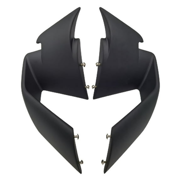 Huanke-Matte Black Front Spoiler Fxed Wind Winglets For 2019-2022 S1000RR M1000RR