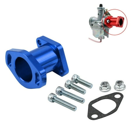 Huanke-Motorcycle Carburetor Adapter Metal For VM22, PZ19 Carb Engine Connector CNC Intake Manifold Carburetor Accessories 26mm