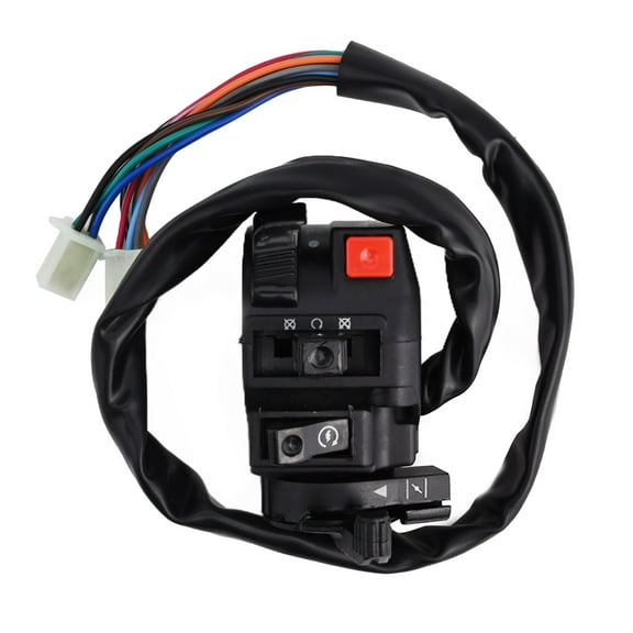 Huanke-Motorcycle Switches Horn Button Turn Signal Button Switch Control Electric Bike Scooter Handlebar Switch For 22MM Handlebar