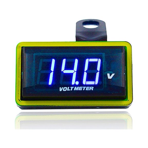 Huanke-Motorcycle Voltmeter Voltage Belt Bracket Detection Meter Digital Display