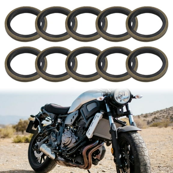 Huanke-Tool Washers 14mm Brake Master Cylinders Calipers FOR Banjo Bolt For Nissin Front Rear Motorcycles Steel & Rubber