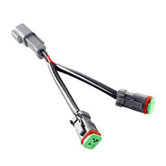 Huanke-Y Connector DT 2 TO 1 ADAPTOR Splitter DT CABLE LED WORK LIGHT BAR
