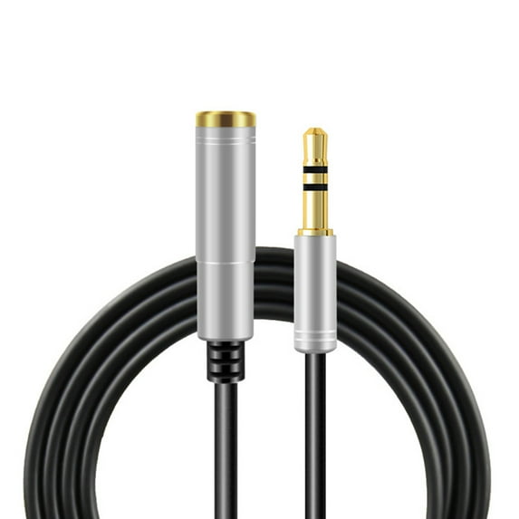 Huanledash 1 2 Male to Female 3 5mm Audio Aux Headphone Cable Extension Stereo Cord