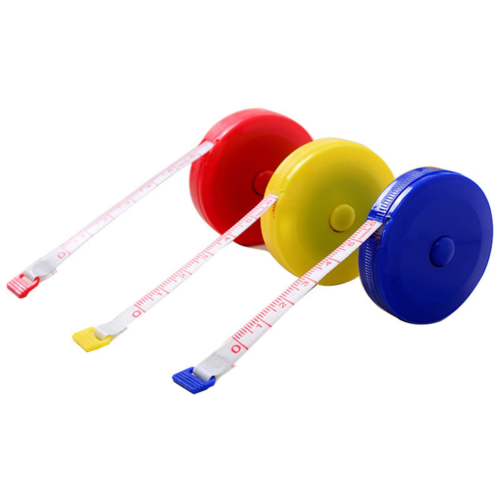 Huanledash 1.5m Tape Measure Clear Marks Measurement Mini Automatic