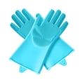 thumbnail image 1 of Huanledash 1 Pair Silicone Pet Dogs Cats Hair Cleaning Bathing Grooming Massage Gloves, 1 of 8