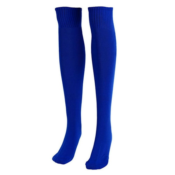 Huanledash 1 Pair Sports Socks Solid Color Anti-slide Spandex Anti-slide Knee Socks for Sports