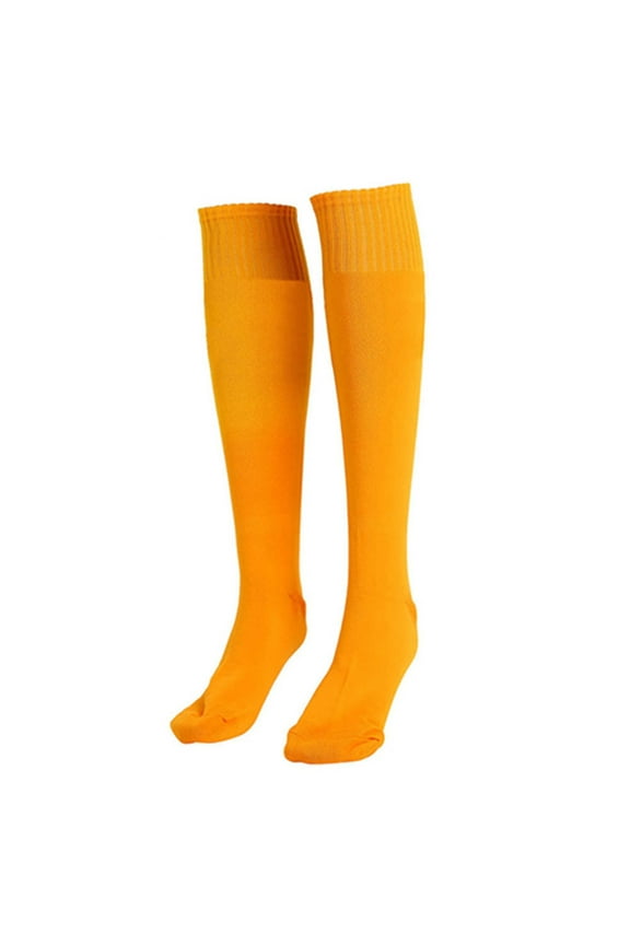 1 Pair Sports Socks Solid Color Anti-slide Spandex Anti-slide Knee Socks for Sports