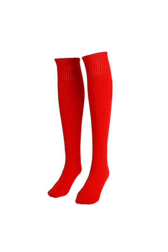 1 Pair Sports Socks Solid Color Anti-slide Spandex Anti-slide Knee Socks for Sports