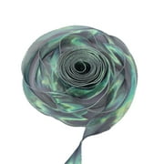 Huanledash 1 Roll 10 Yard Chiffon Ribbon Iridescent Valentine's Day Wedding Birthday Bouquet Gift Wrapping Sheer Organza Ribbon Birthday Party Ribbon Decoration