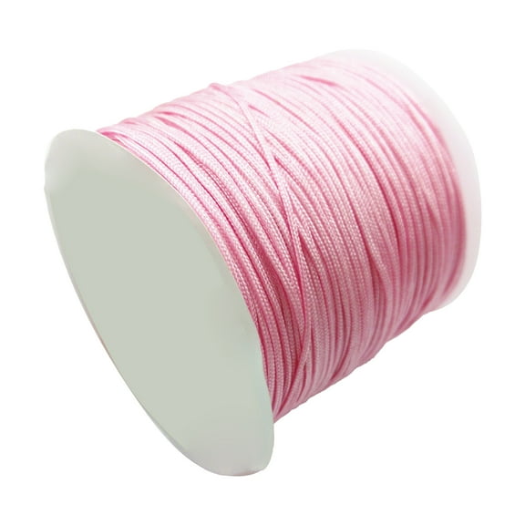 Huanledash 1 Roll Nylon Waxed Craft Cord Breathable Clear Texture Dream Catchers Waxed Thread Cord for Sewing