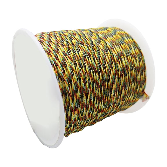 Huanledash 1 Roll Nylon Waxed Craft Cord Breathable Clear Texture Dream Catchers Waxed Thread Cord for Sewing