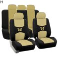 thumbnail image 1 of Huanledash 1 Set Car Seat Cover Protective Easy to Install Fabric Colorful Stretch Auto Seat Cushion for Vehicle, 1 of 8