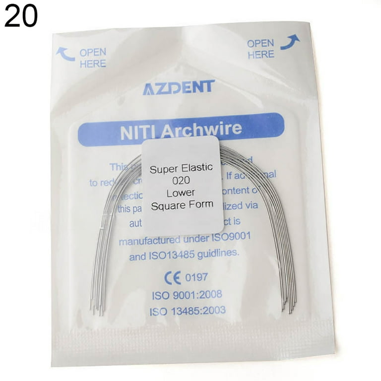 Huanledash 10 Pcs USD Dental Orthodontic Super Elastic Nitinol 