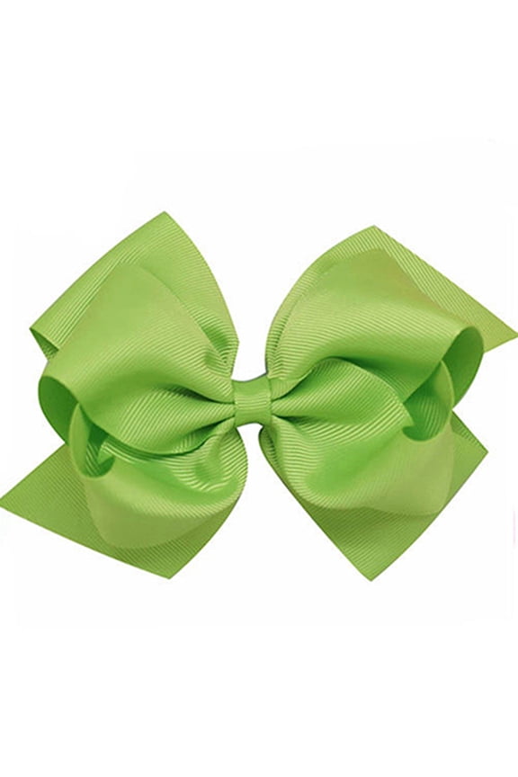 1Pc Girls Large Double Layers Hairbow Hair Bow Grosgrain Ribbon Clip Hairpin