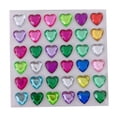 thumbnail image 1 of Huanledash 1Set Sticker Wide Application Shining Easy to Use Adorable 3D DIY Heart-shaped Mobile Phone Case Decorative Stickers for Phone Case, 1 of 8