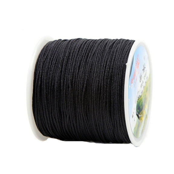 Huanledash 1mm 100m Nylon Macrame Chinese Knot Cord Bracelet Bead Jewelry Making DIY Thread