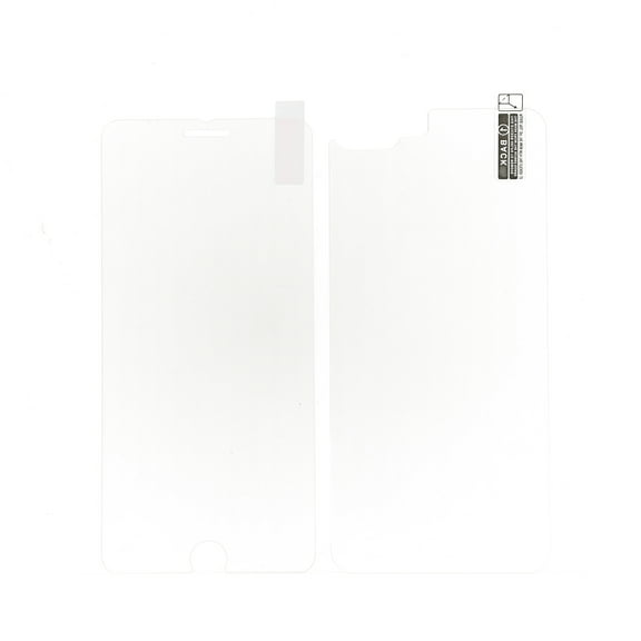 Huanledash 2Pcs Front Rear Tempered Glass Screen Protector for iPhone 6 7 8 Plus XR XS Max