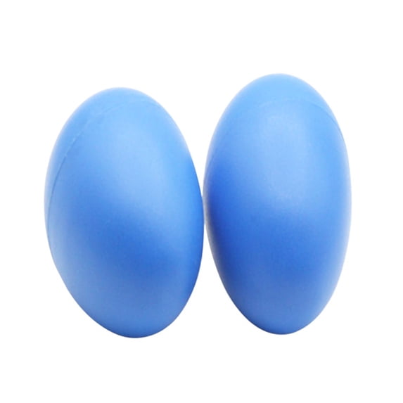 Huanledash 2Pcs Solid Color Baby Egg Music Shaker Sand Hammer Instrument Early Learning Toy