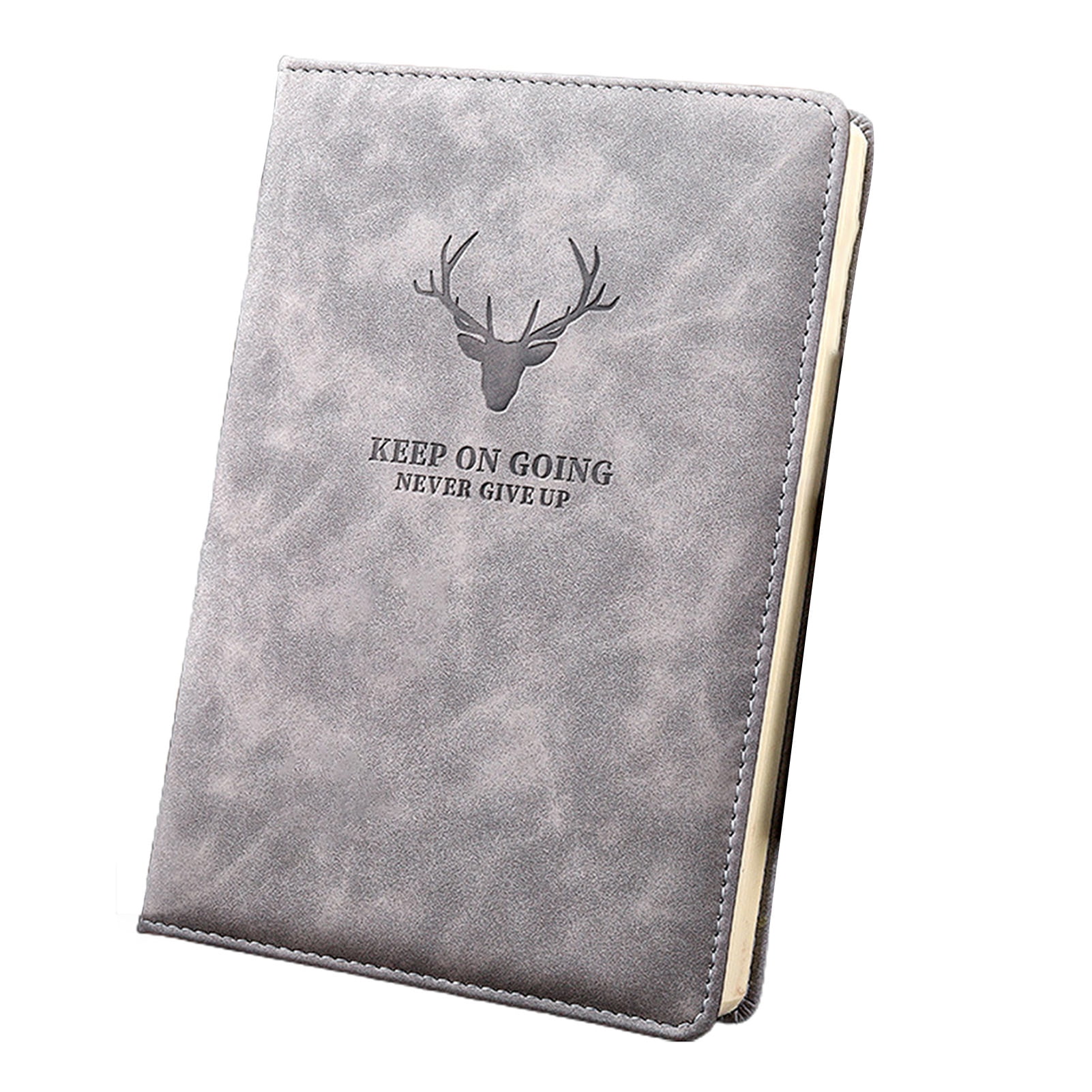 Huanledash 360 Pages A5 Faux Leather Thick Business Notebook Sketch Journal Diary with Pen