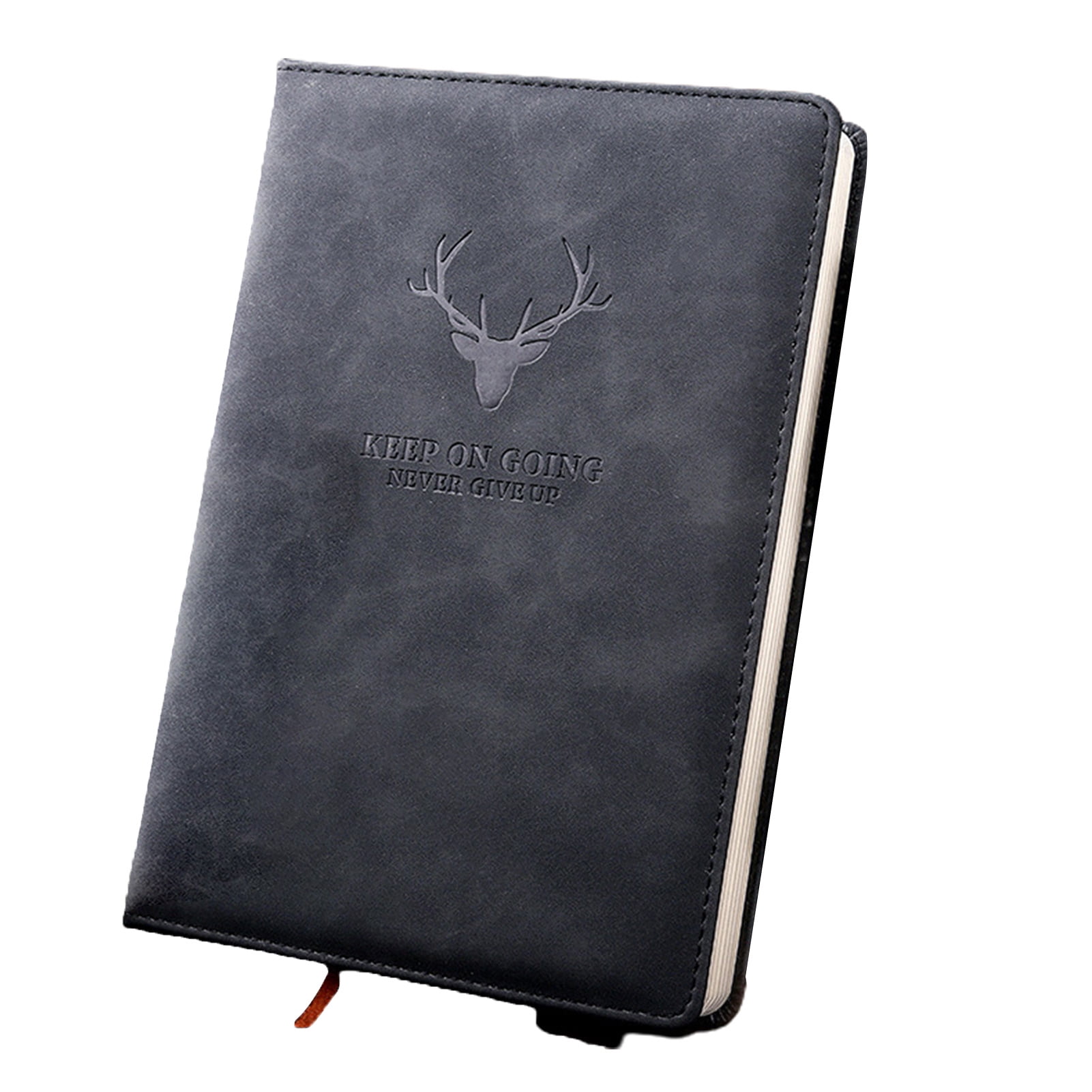 Huanledash 360 Pages A5 Faux Leather Thick Business Notebook Sketch Journal Diary with Pen