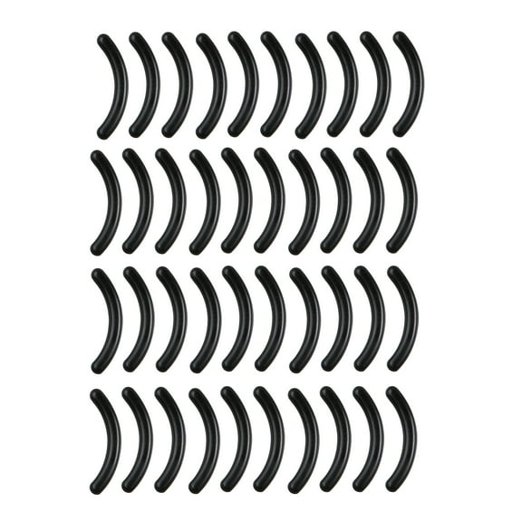 Huanledash 40Pcs Eyelash Curler Pads Fine Workmanship Smooth Surface Heavy-duty Eyelash Curler Refill Replace Pads for Girl