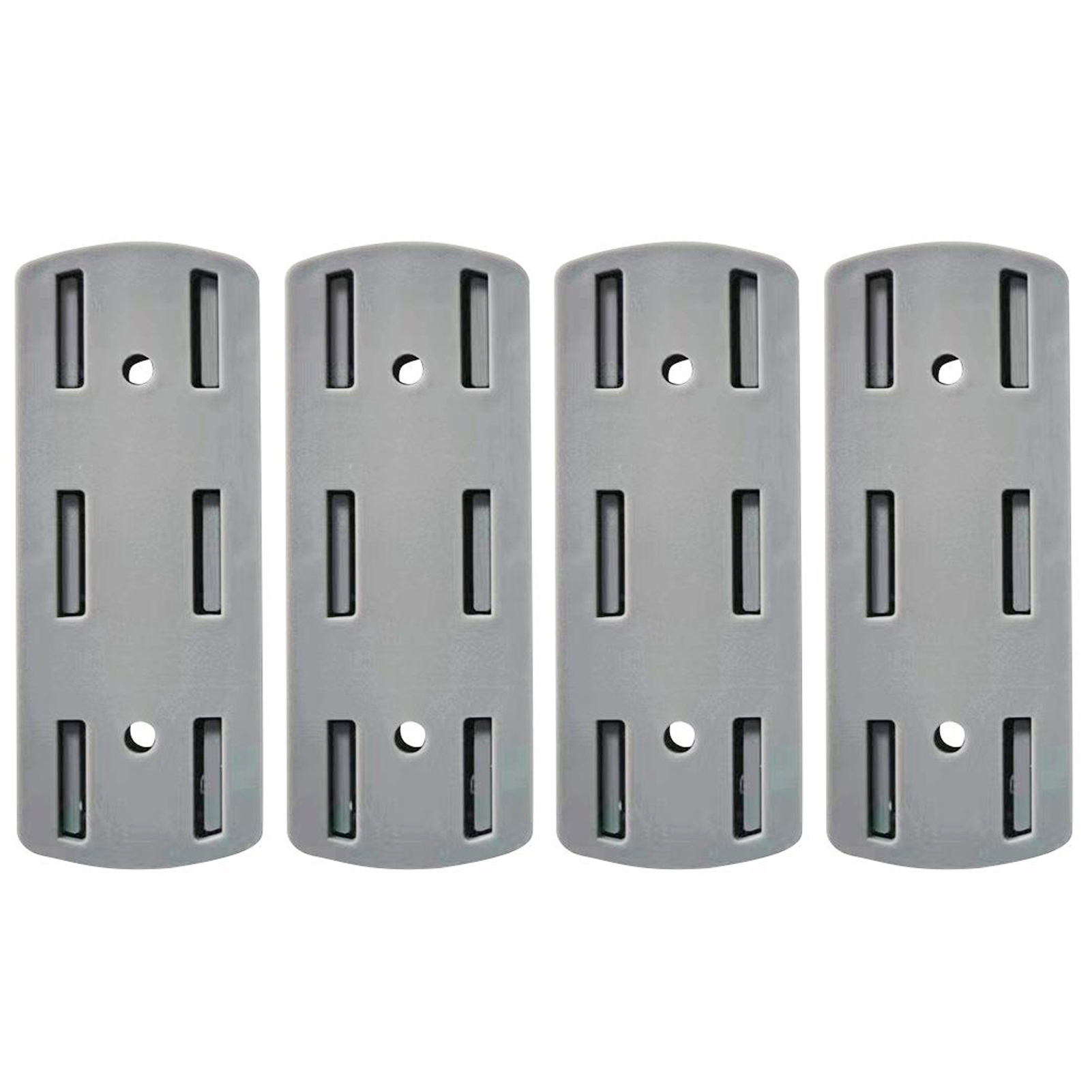 Huanledash 4Pcs Power Strip Holder Wall Mounted Punchfree Surge