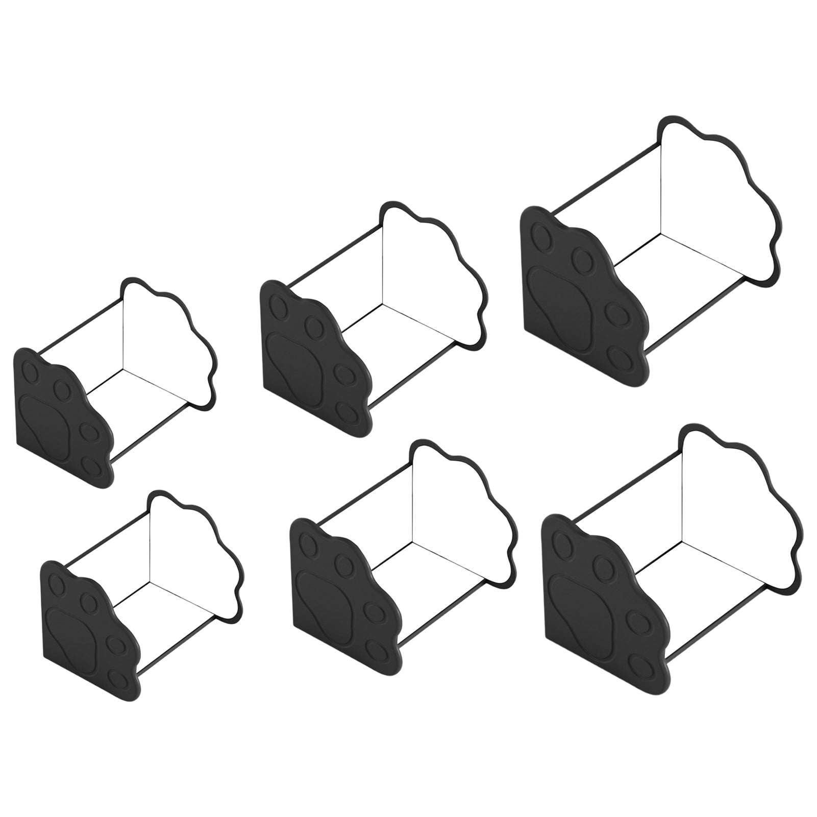 Huanledash 6Pcs Door Corner Guard Cartoon Shape High Toughness Silicone