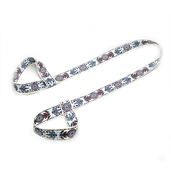 Huanledash Adjustable Digital Print Thicker Yoga Stretch Band High Density Yoga Mat Sling Strap Fitness Accessories