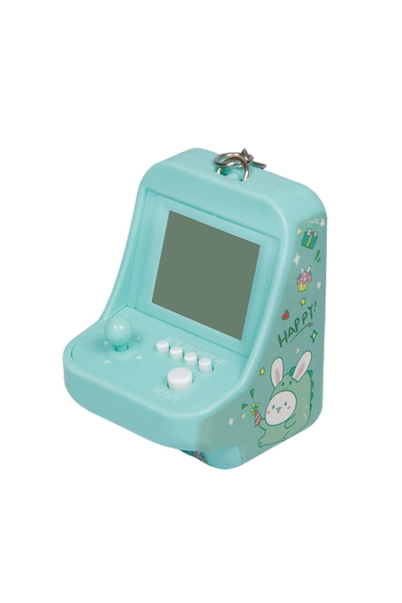 Arcade Game Machine 26 Classic Game Modes Support Music with Keychain Entertainment Mini Building Block Game Retro Game Console for Children