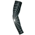 thumbnail image 1 of Huanledash Athletic Sleeves Spider Web Pattern Breath Ability Arm Protector Arm Sleeves UV Protection for Protection, 1 of 8