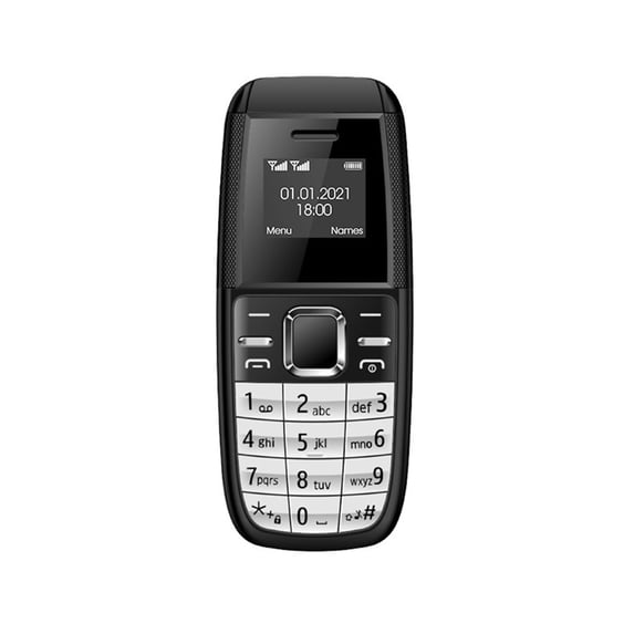 Huanledash BM200 Mini Mobile Phone (Unlocked), Black
