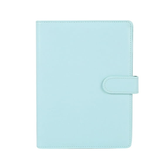 Huanledash Button Snap On Notebook Journal Agenda Planner Book Diary Faux Leather Cover