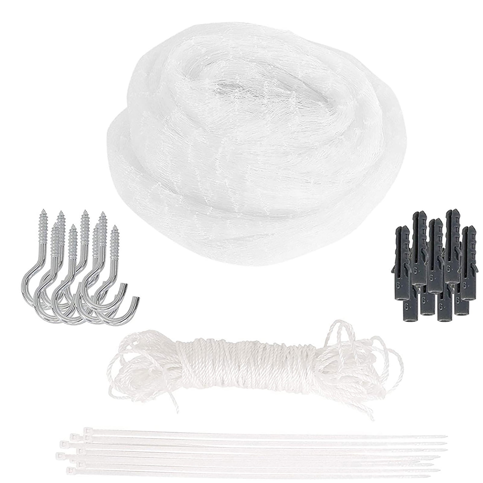 Huanledash Cat Safety Net Foldable Widely Use Variety Sizes Anti-Fall Safety Protective Net for Pets