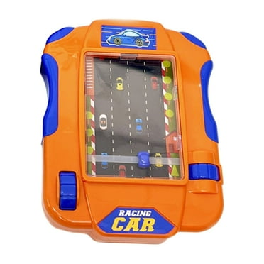 Huanledash Children Handheld Games Console Toy Interesting Avoid Obstacles Racing Car Adventure Level Game Relieve Boredom & Stress Relief Simulated Racing Toy for Kids Aged 3-6