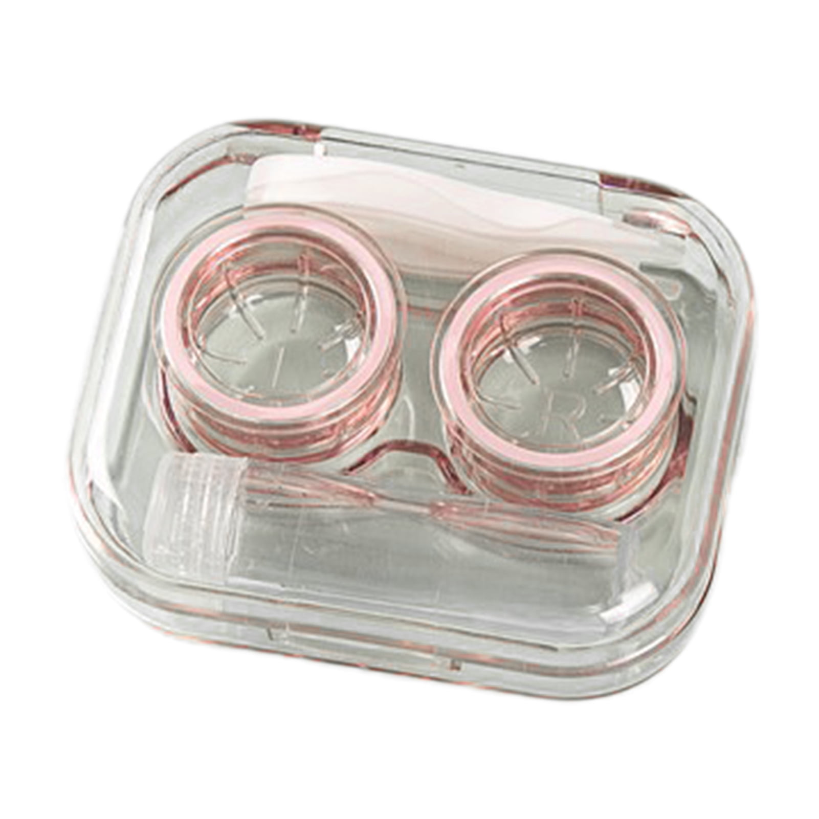 Huanledash Contact Lenses Case Compact Safe Plastic Contact Lenses