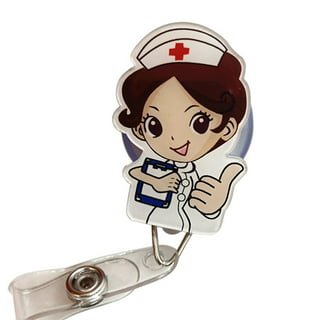 Badge Holder With Retractable Badge Reel Clip Versatile Lightweight ID Card Holder For Nurses Teachers Office Workers