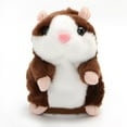 thumbnail image 1 of Huanledash Cute Talking Nod Hamster Mouse Record Chat Pet Plush Toy Gift for Kids, 1 of 3