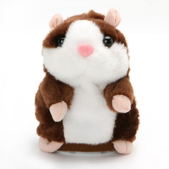 Huanledash Cute Talking Nod Hamster Mouse Record Chat Pet Plush Toy Gift for Kids