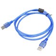 thumbnail image 1 of Huanledash Data Cable Dual-head High Speed 150/300cm USB2.0 Male to Male Data Extension Cord for Computer, 1 of 8
