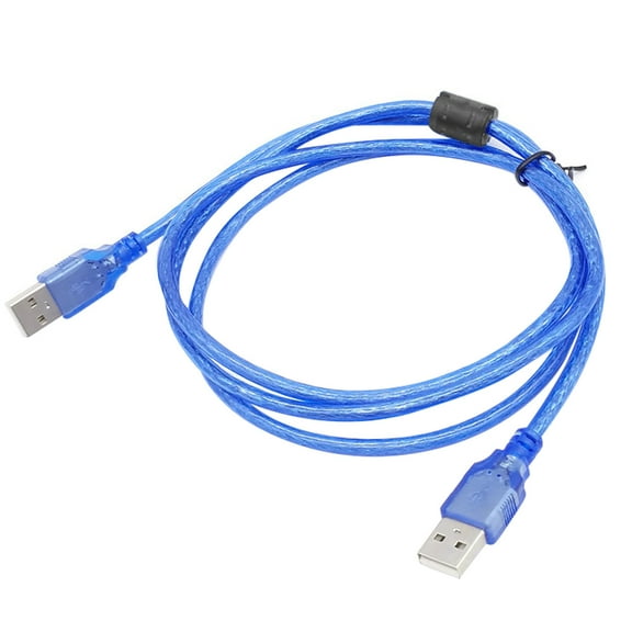 Huanledash Data Cable Dual-head High Speed 150/300cm USB2.0 Male to Male Data Extension Cord for Computer