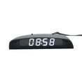 thumbnail image 1 of Huanledash Electronic Clock 3-in-1 Function Shading Visor ABS LED Electronic Clock for Car, 1 of 8