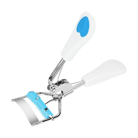 Huanledash Eyelash Curler Long Lasting Curl Super Wide-angle Curvature Peach Heart Fan Shape Eyelash Lifter with Comb Make Up Supply