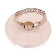 thumbnail image 1 of Huanledash Finger Ring Phone Holder 360 Degree Rotatable Strong Adhesiveness Universal Mini Rhinestone Finger Ring Phone Back Sticker Pad Bracket for Outdoor, 1 of 8