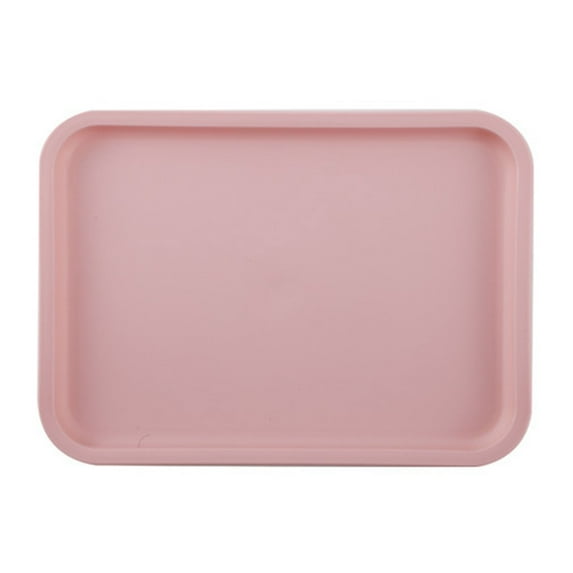 Huanledash Fruit Storage Tray Nordic Style Pack Food Rectangular Storage Plate for Living Room