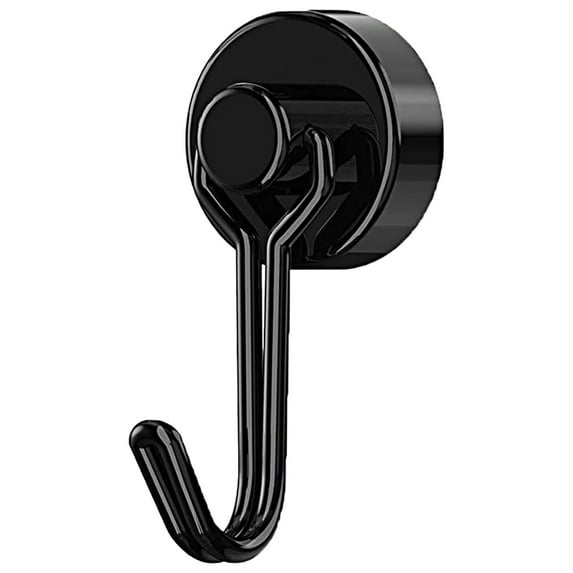 Huanledash Magnets Hook Rotatable Punch Free Reusable Removable Kitchen 8Kg Pull Refrigerator Magnetic Hanging Hook for Daily Use