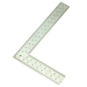 Huanledash Measuring Ruler Etching Process Double-sided Scale High Precision Stainless Steel 90 Degree L-Shaped Ruler Home Supply