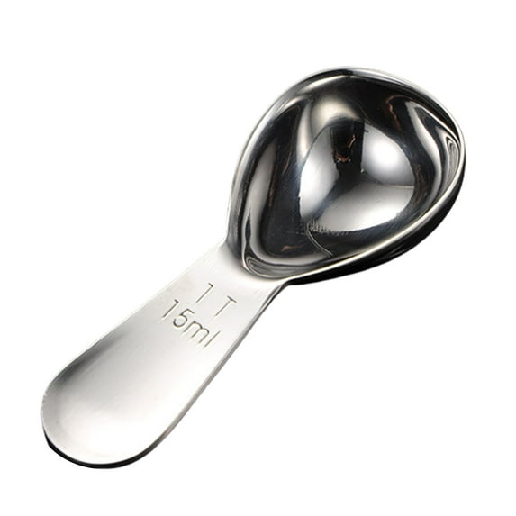 Huanledash Measuring Spoon Lustrous Food Grade Ergonomic Easy Clean Measuring Teaspoon Kitchen Supplies