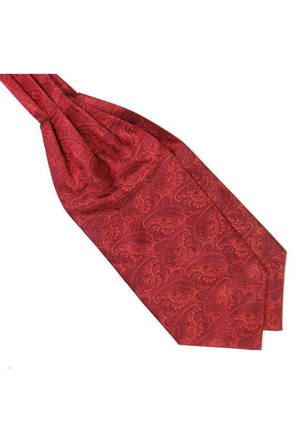Men's Classic Colorful Silky Satin Wedding Banquet Necktie Cravat Ascot Tie