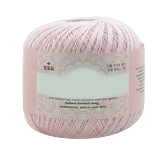 Huanledash Mercerized Cotton Cord Thread Yarn for Embroidery Crochet Knitting Lace Jewelry