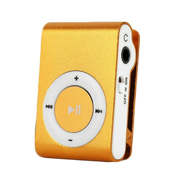 Huanledash Mini MP3 Player Portable TF Card Slot Metal Clip USB Sport Digital Music Walkman for Running